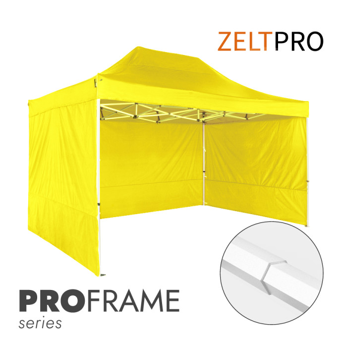 Prekybinė Palapinė 3x2 Geltona Zeltpro PROFRAME