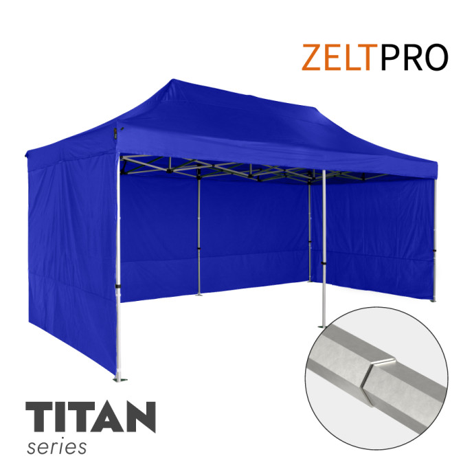 Prekybinė Palapinė 3x6 Mėlyna Zeltpro TITAN