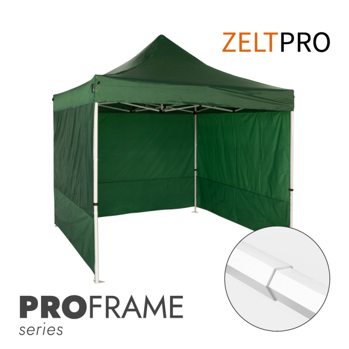 Prekybinė Palapinė 3x3 Žalia Zeltpro PROFRAME