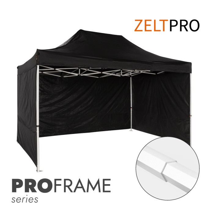 Prekybinė Palapinė 3x4,5 Juoda Zeltpro PROFRAME