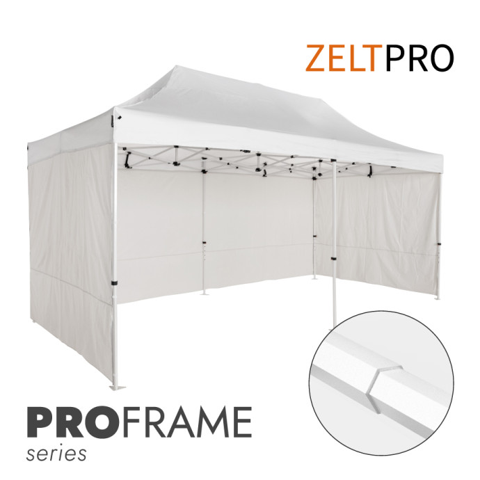 Prekybinė Palapinė 3x6 Balta Zeltpro PROFRAME