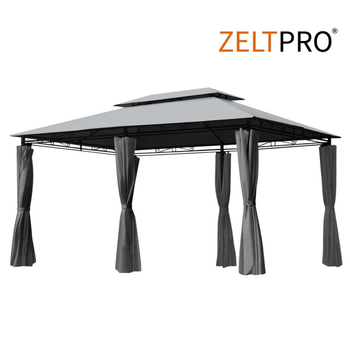 Sodo paviljonas Zeltpro Prime 300x400 Pilka