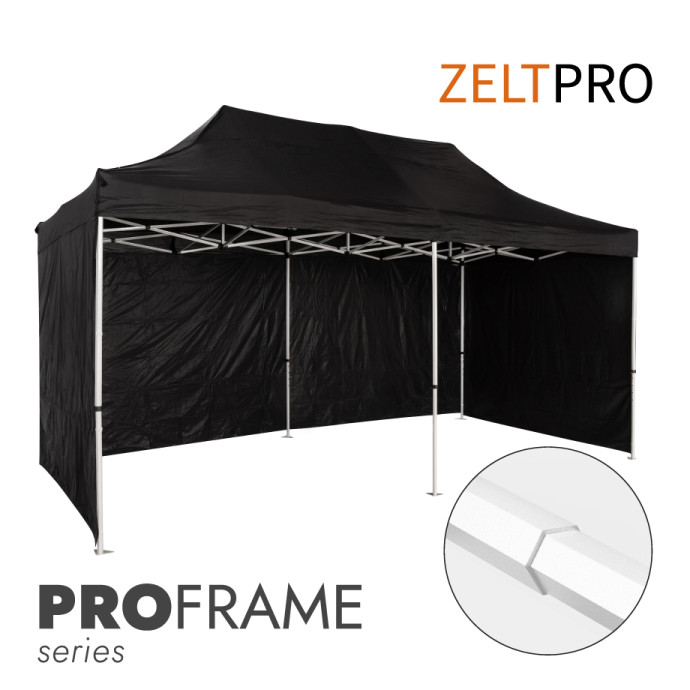 Prekybinė Palapinė 3x6 Juoda Zeltpro PROFRAME