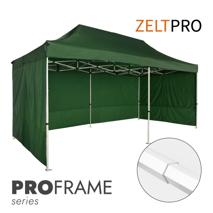 Prekybinė Palapinė 3x6 Žalia Zeltpro PROFRAME