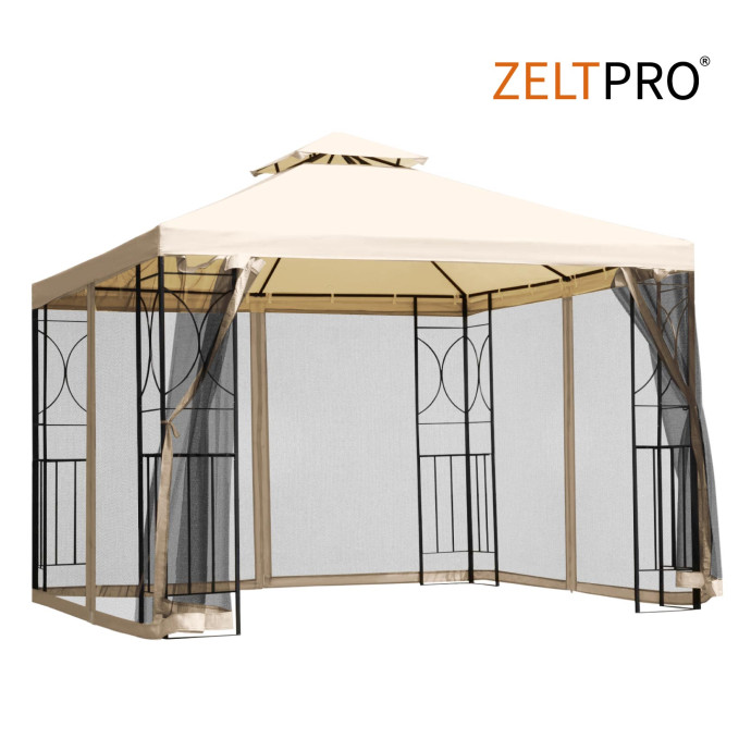 Pergola Zeltpro Classic 300x300 Kreminė