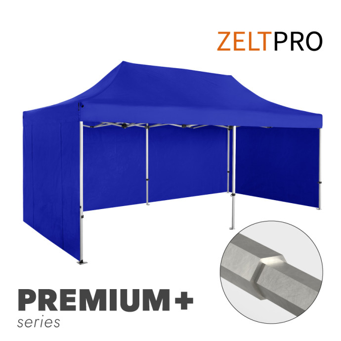 Prekybinė Palapinė 3x6 Mėlyna Zeltpro PREMIUM+