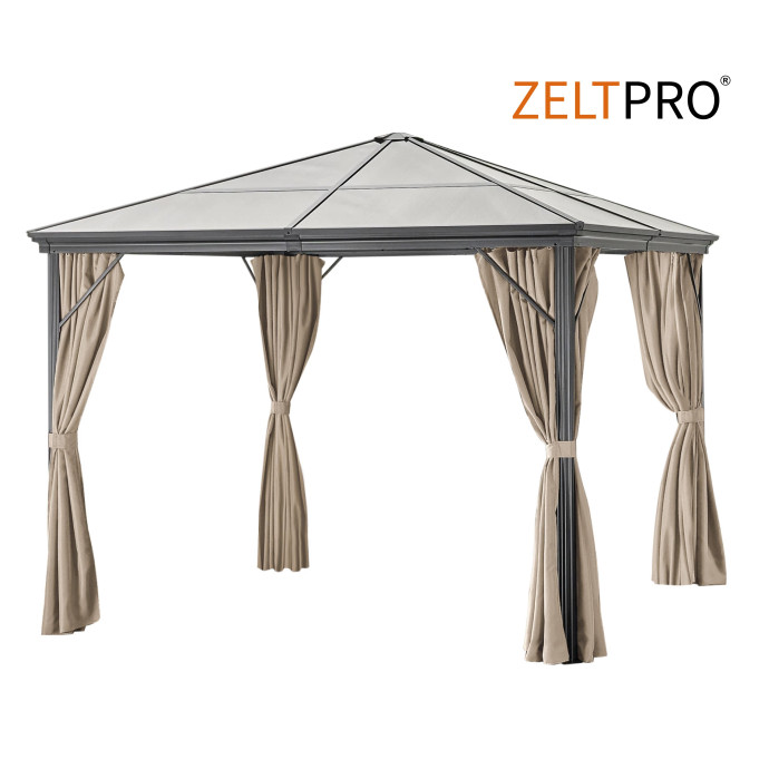 Paviljonas pavėsinė Zeltpro Deluxe 300x300 Ruda