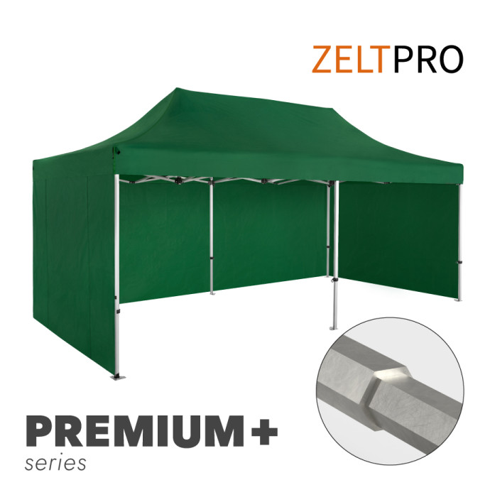 Prekybinė Palapinė 3x6 Žalia Zeltpro PREMIUM+