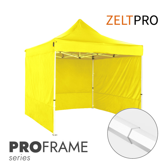 Prekybinė Palapinė 2x2 Geltona Zeltpro PROFRAME