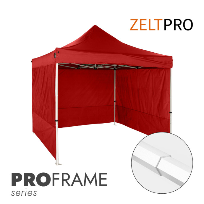 Prekybinė Palapinė 2x2 Raudona Zeltpro PROFRAME