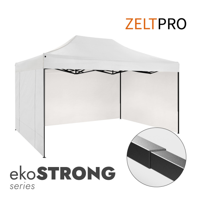 Prekybinė Palapinė 3x4,5 Balta  Zeltpro EKOSTRONG