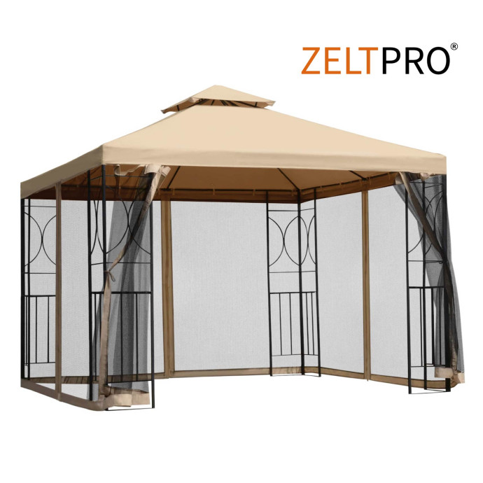 Sodo pavėsinė Zeltpro Classic 300x300 Ruda