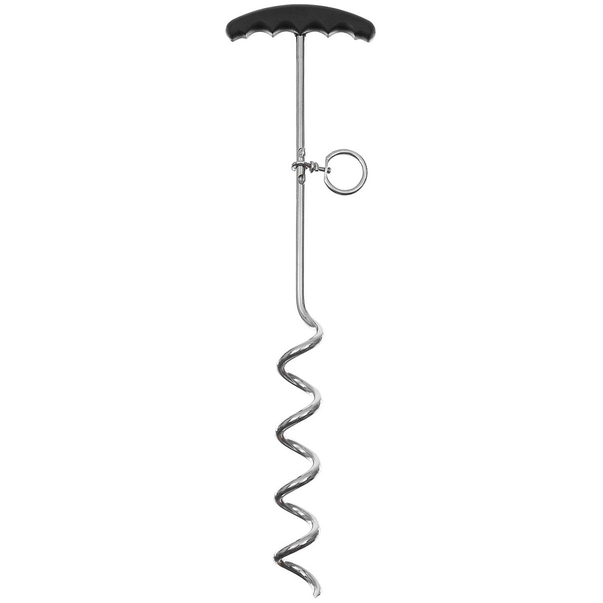 Sraigtinis metalinis kuoliukas palapinei su plastikinė rankena, 45 cm (27890) .