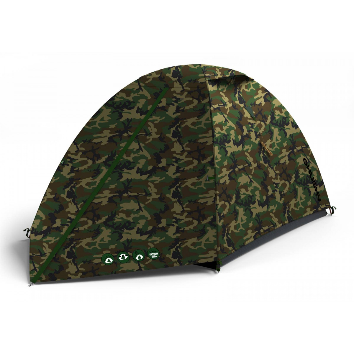 Palapinė HUSKY Bizam 2 Army woodland .