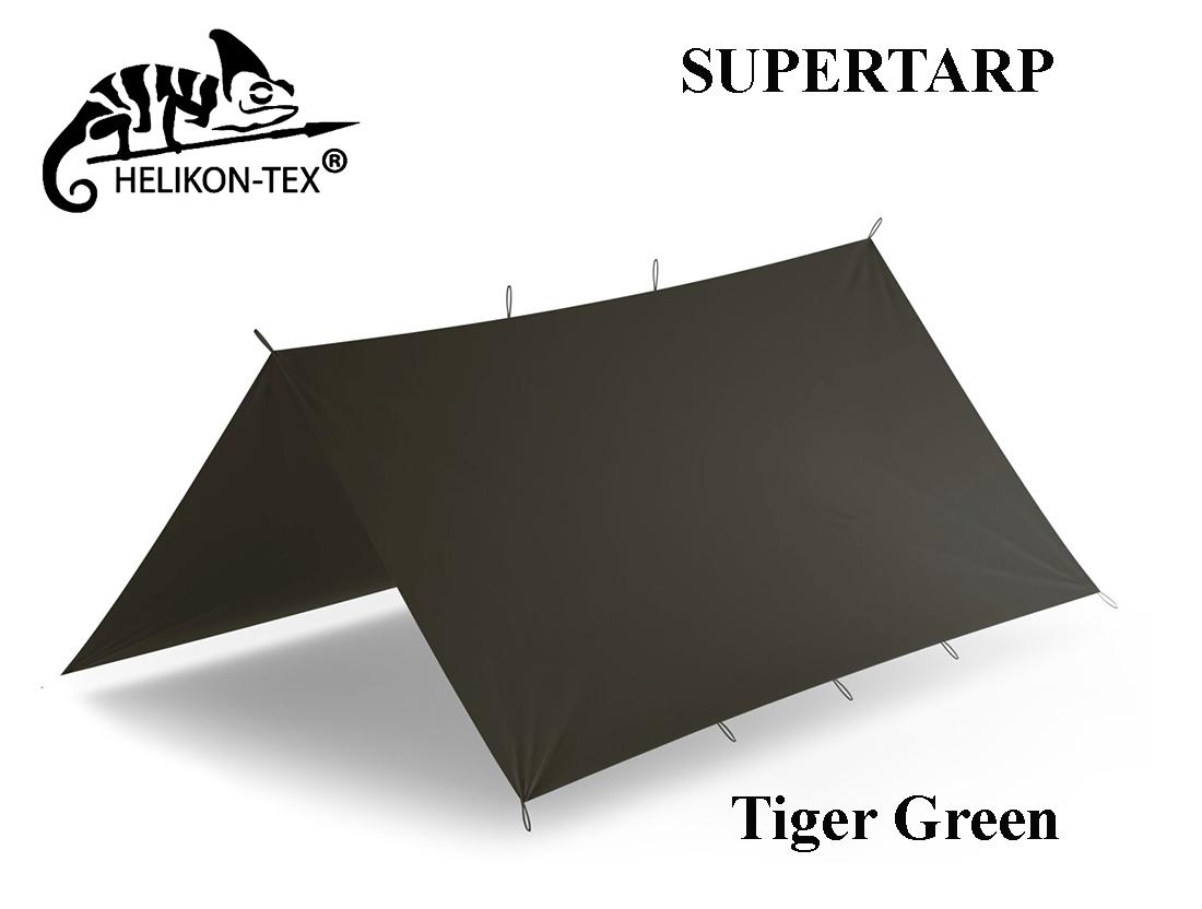 Tentas Helikon Supertarp 300 x 300 cm Tiger Green .