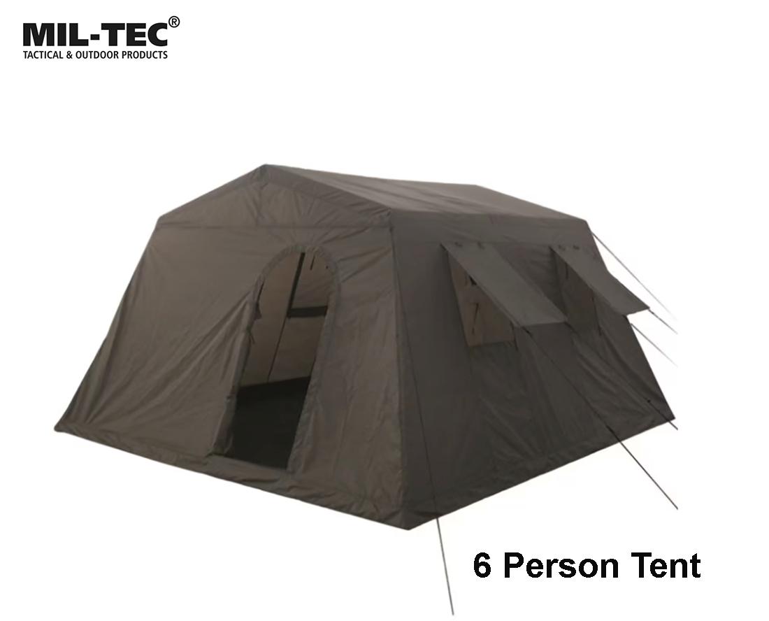 Mil-Tec 6 asmenų palapinė 3,4 x 3,1 x 1,8 m Olive MLP išsiuntimas 9 d.