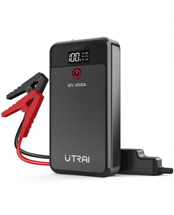 UTRAI automobilio "Jump Starter" 1000A akumuliatoriaus įkroviklis 8000mAh avarinis maitinimo banko stiprintuvas su LED