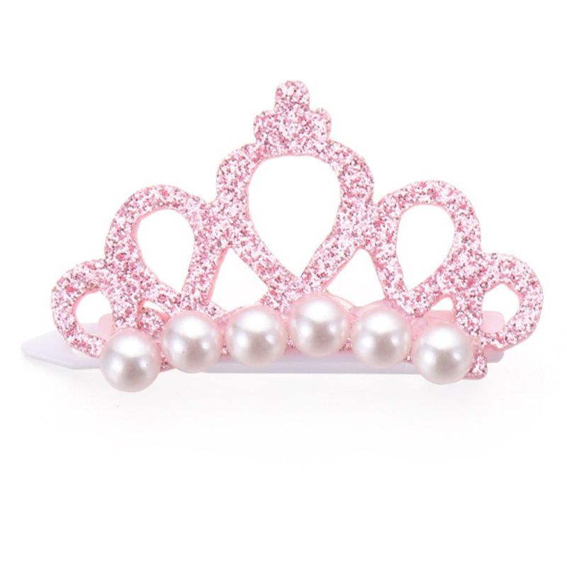 Zoo Tiara Pearl Pink segtukas plaukams šunims ir katėms; 4.5x3cm