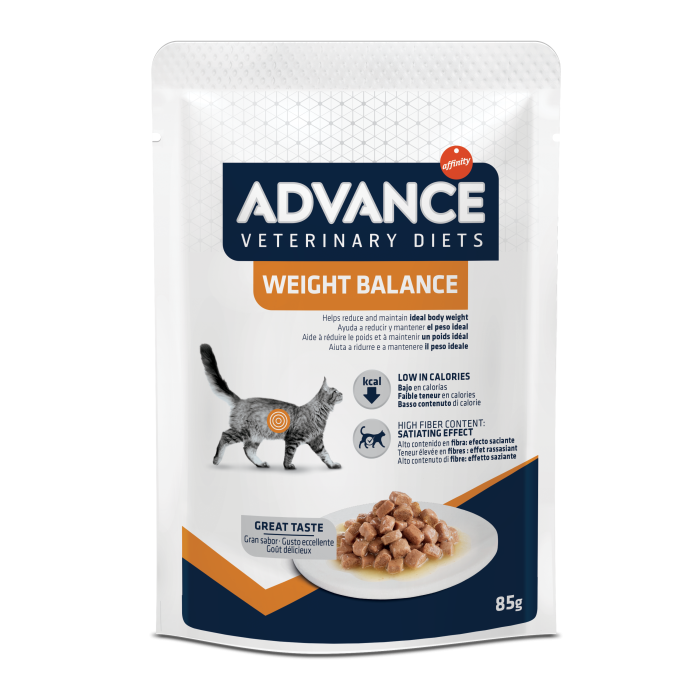Advance Veterinary Diets Weight Balance drėgnas maistas katėms, turinčioms viršsvorio, 85 g