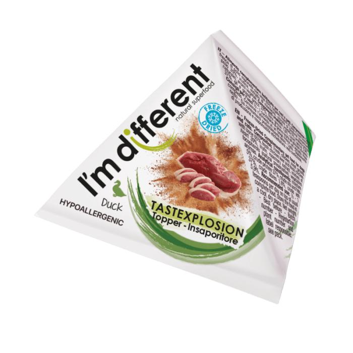 I'm Different Diff Tastexplosion Duck vieno baltymo liofilizuoti pašaro pagardukai, 8 g