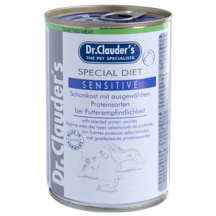 Dr. Clauder's Special Diet Sensitive šlapias maistas jautriems, alergiškiems šunims, 400 g