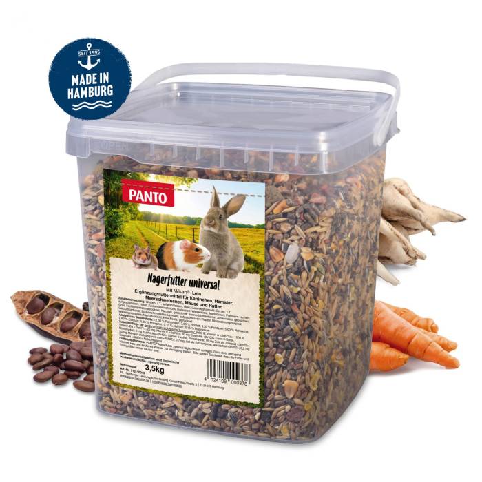 Panto Nagerfutter universalus maistas graužikams, 3,5 kg