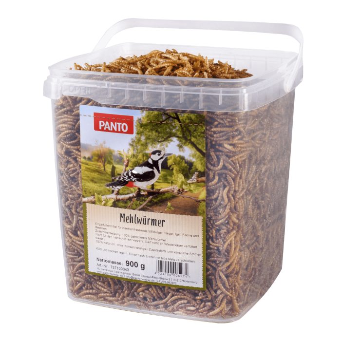 Panto Mehlwürmer miltiniai kirminai , 900 g