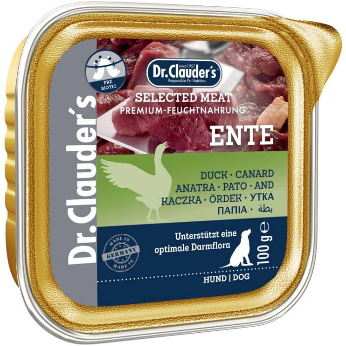 Dr. Clauder's Duck šlapias maistas šunims, 100 g