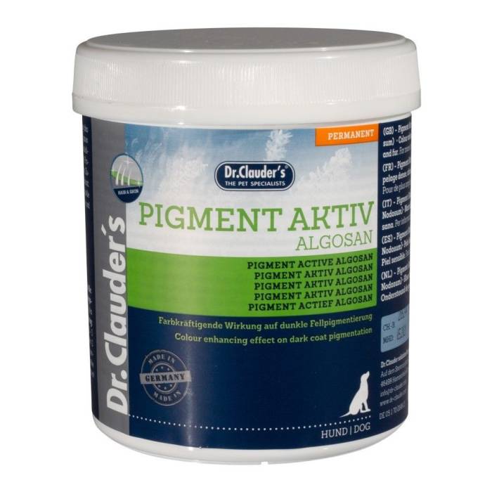 Dr. Clauder's Hair - Skin Pigment Aktiv Algosan jūros dumblių milteliai šunų kailiui, 3 kg