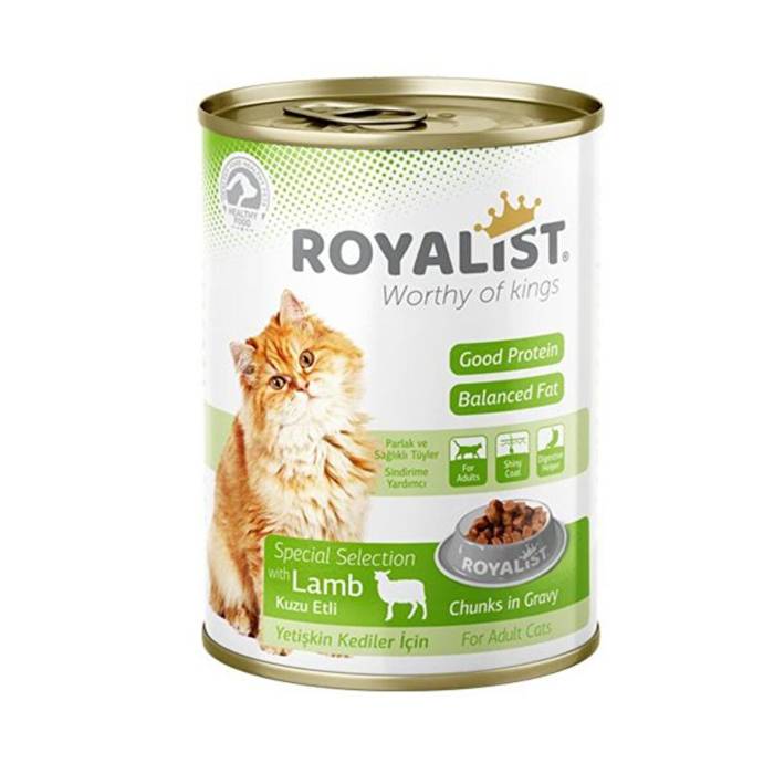 Royalist Food Wet Chunk Lamb šlapias maistas katėms, 400 g