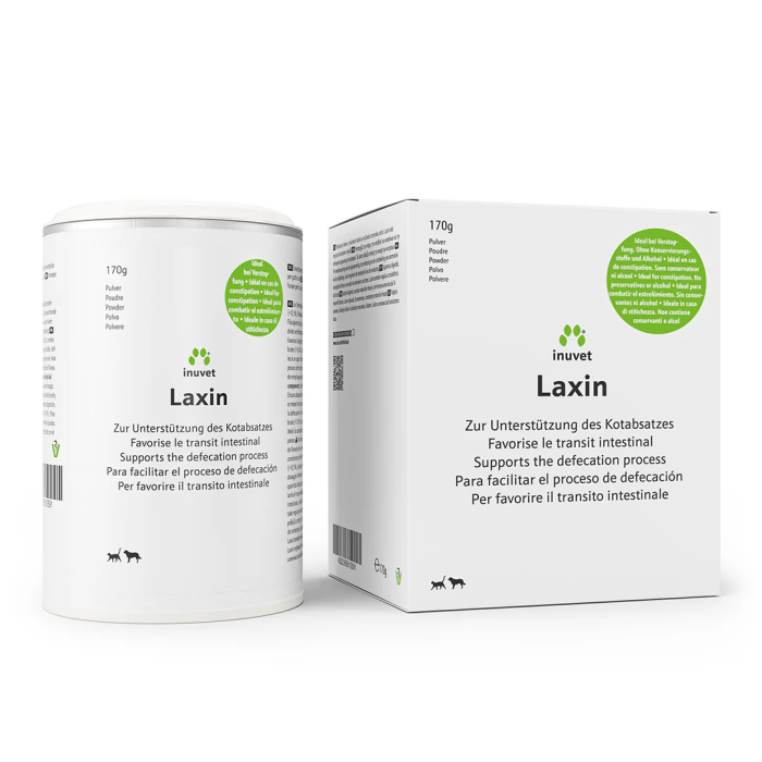 Inuvet Laxin papildas šunims ir katėms, esant vidurių užkietėjimui, 60 g