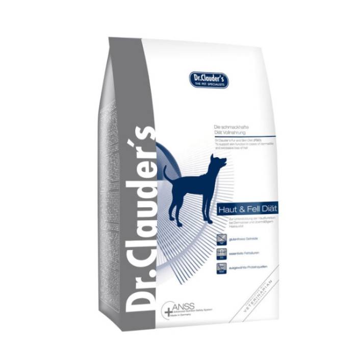 Dr. Clauder's FSD Skin - Coat Diet sausas maistas odos problemų turintiems šunims, 4 kg