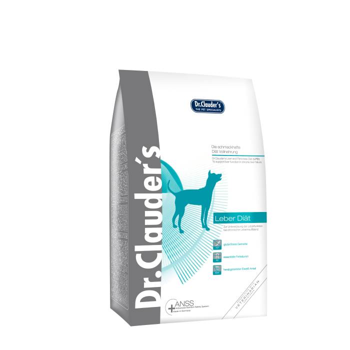 Dr. Clauder's LPD Liver Diet sausas maistas kepenų problemų turintiems šunims, 4 kg
