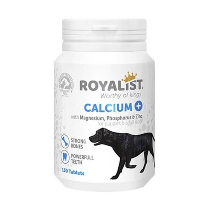 Royalist Calcium Puppy and Dog papildas su kalciu mažiems ir suaugusiems šunims, N150