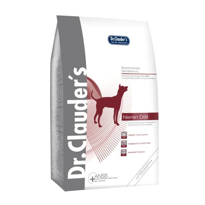 Dr. Clauder's Diet RSD Kidney Diet sausas maistas inkstų problemų turintiems šunims, 4 kg