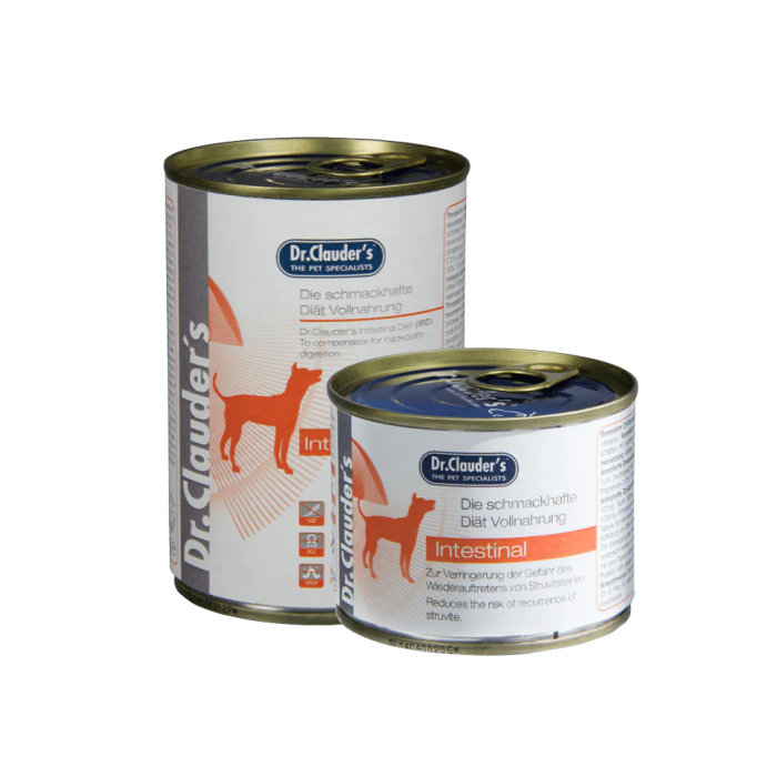 Dr. Clauder's IRD Intestinal Diet šlapias maistas virškinimo problemų turintiems šunims, 400 g