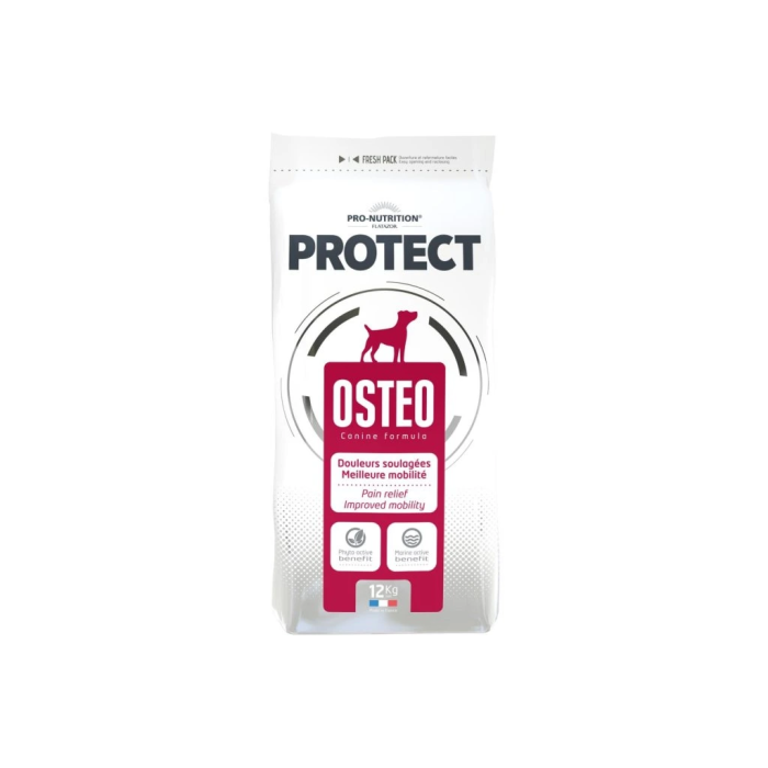 Pro Nutrition Protect Osteo sausas maistas osteoartrito ligomis sergantiems šunims, 12 kg