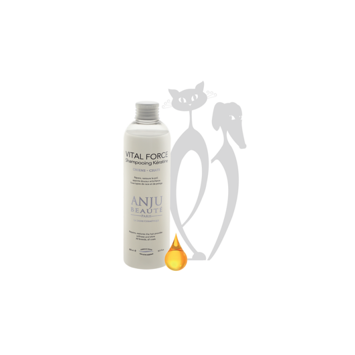 Anju Vital Force šampūnas su keratinu šunims ir katėms, 5 l