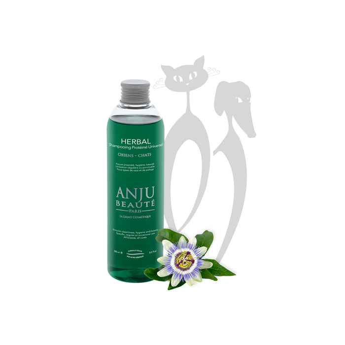 Anju Herbal šampūnas šunims ir katėms su proteinais, 250 ml