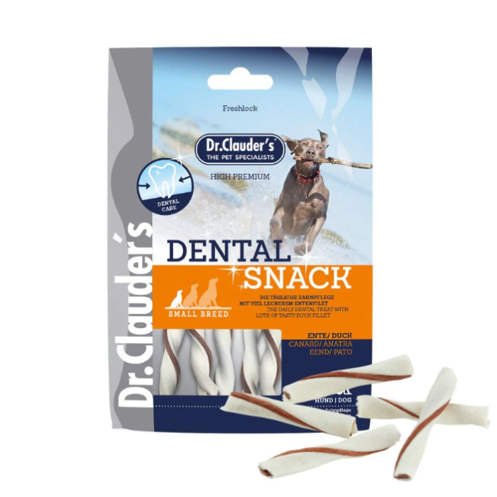 Dr. Clauder´s Dental Snack Ente skanėstas šunų dantims su antiena, 500 g