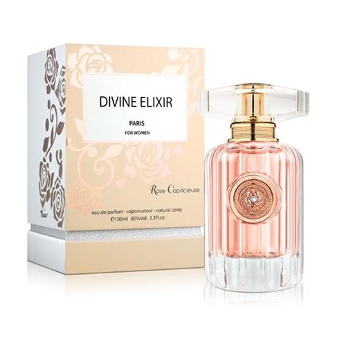 Moteriškas parfumuotas vanduo DIVINE ELIXIR ROSE CAPRICIEUSE, 100 ml