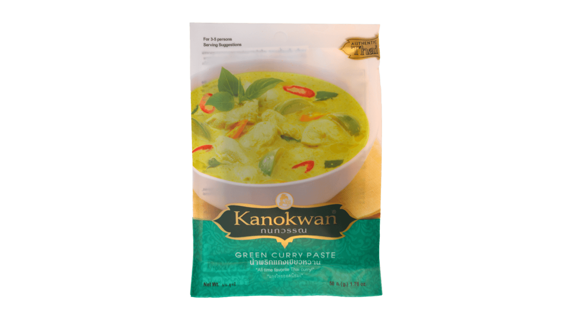 Žaliojo kario pasta KANOKWAN, 50 g