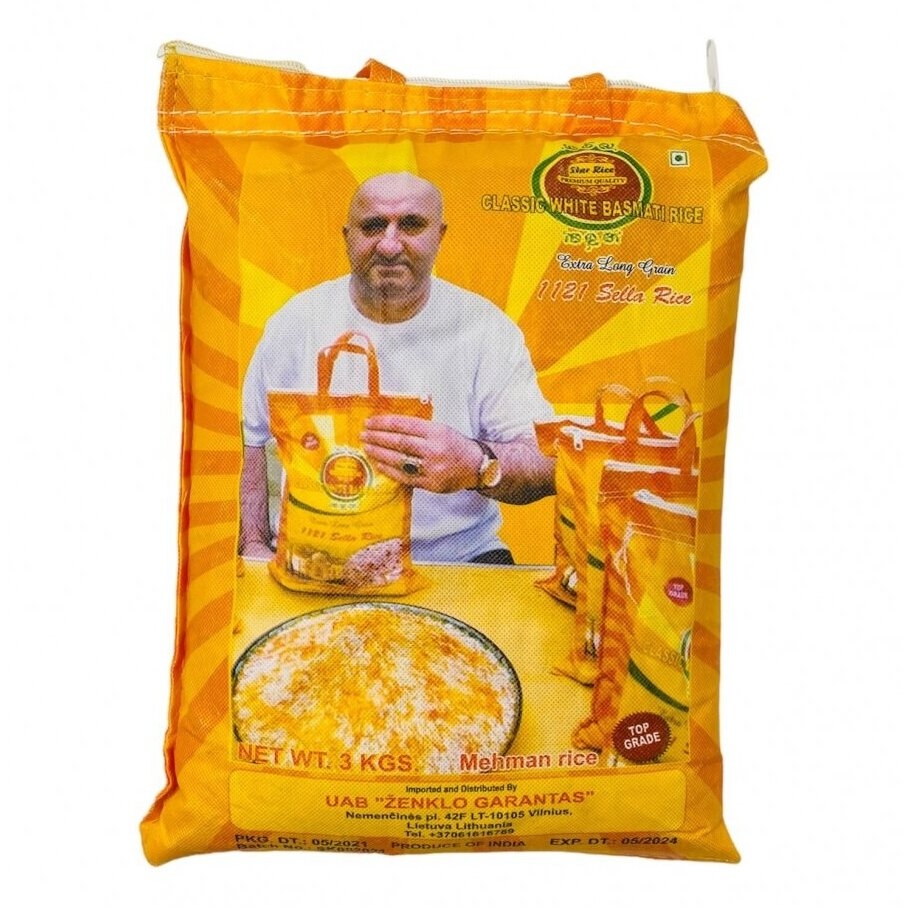 Ilgagrūdžiai BASMATI ryžiai STAR RICE PREMIUM 1121, 3 kg