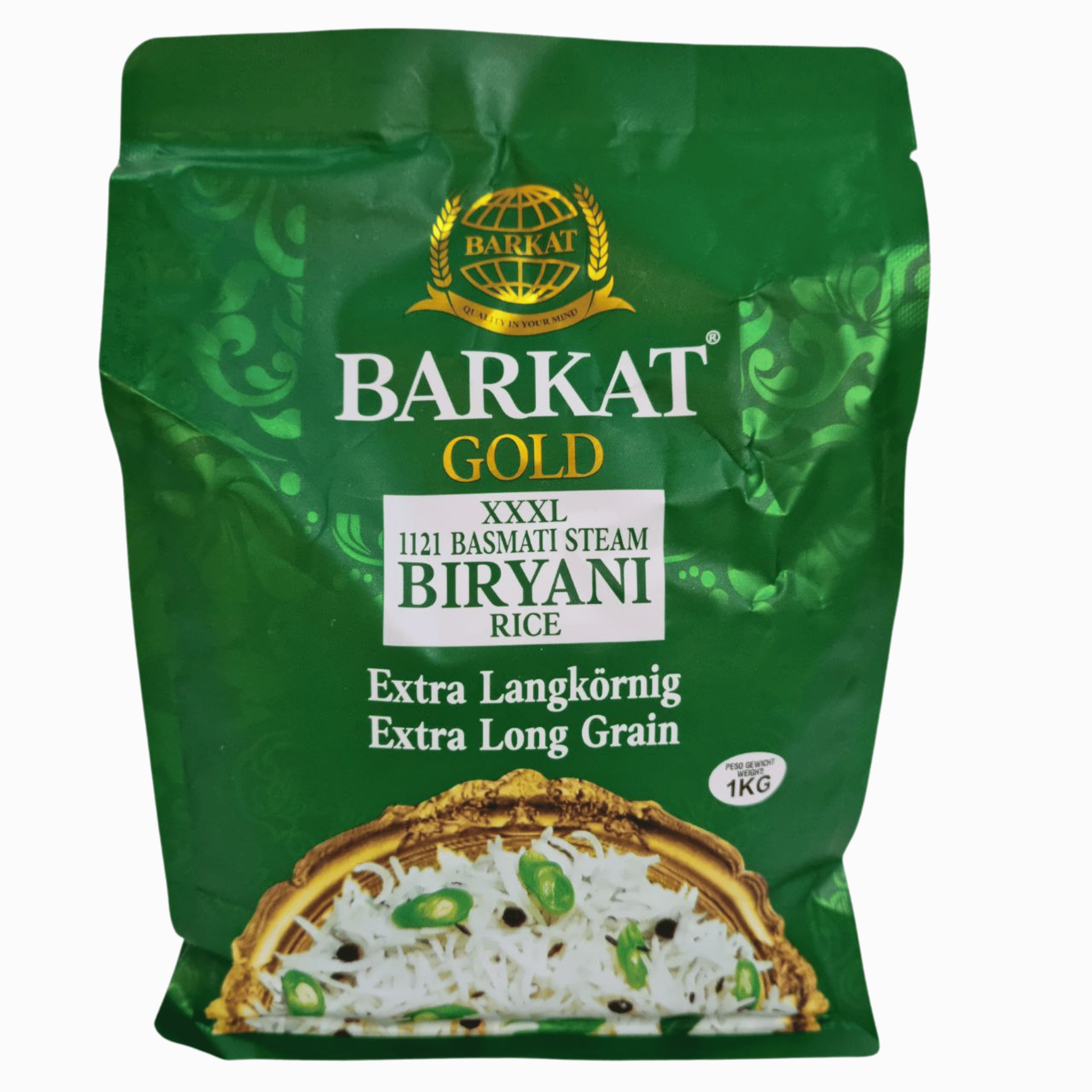 BASMATI ryžiai BARKAT STEAM BIRYANI 1121, 1kg