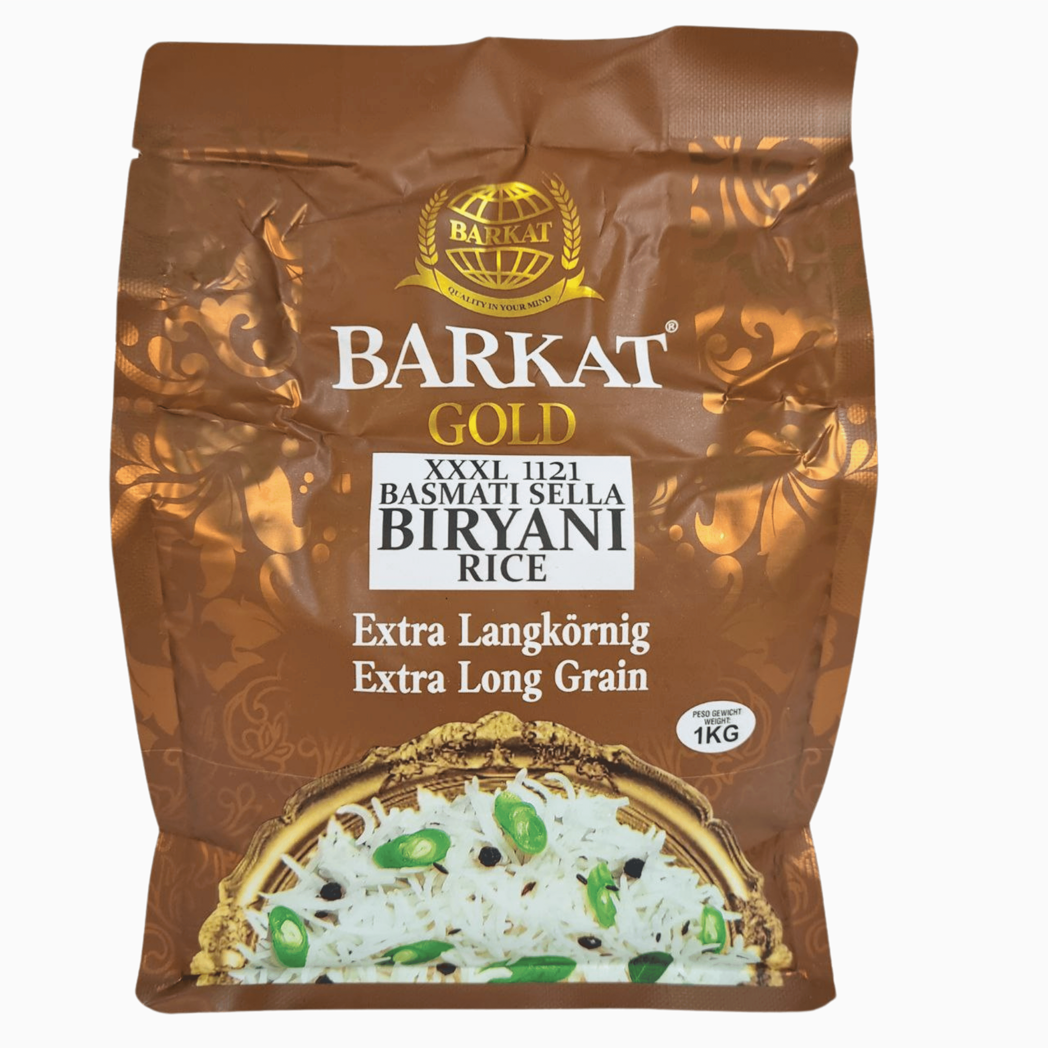 BASMATI ryžiai BARKAT BIRYANI 1121 SELLA, 1kg