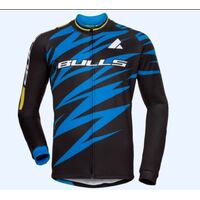 Marškinėliai ilgom rankovėm vyr. Bulls Team Trikot 2021 mėlyna/juoda