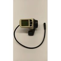 LCD greičio droselis