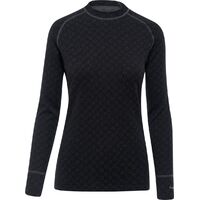 Termo marškinėliai Thermowave mot. Merino Xtreme ilgom rankovėm juodi