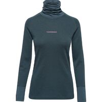 Termo marškinėliai Thermowave mot. Merino Xtreme ilgom rankovėm aukštu kaklu pilki
