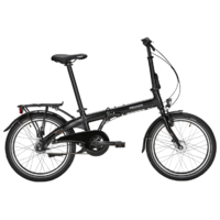 Dviratis 20" Pegasus sulankstomas Alu D7A Low 7-G juoda/chrom